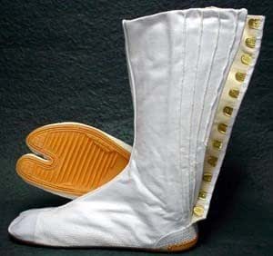Rikio White Jikatabi (Outdoor Tabi) - Size 25 : Amazon.co.uk: Sports