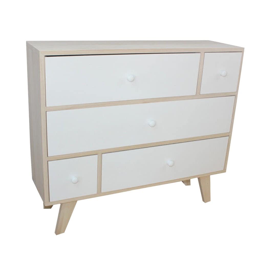 Meuble King Collection C1708006 - Bois Multicolore - 80x25x69cm - Déco Salon