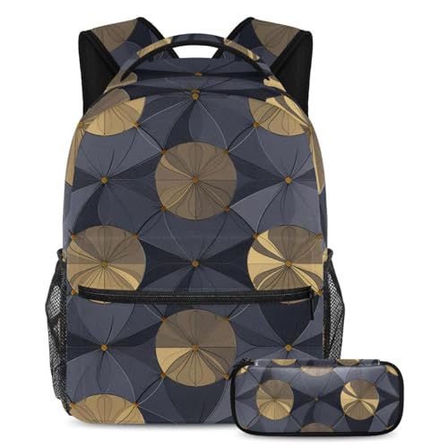 Sac à dos scolaire géométrique multicolore pour transporter ses cahiers et livres au collège