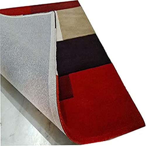 Image of Mordern Design Handmade Tufted Carpet Pure Woollen Export Quality Carpet for Living Room, Bedroom Hall [ Size 4 x 6, Color Multi A2 ]