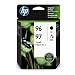 HP C9353FN#140 96 Black & 97 Tri-color Original Ink Cartridges, 2 Cartridges (C9353FN#140)
