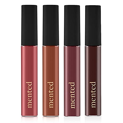 Mented Cosmetics Gloss For Grown Ups | Favorite Things 2021 | Set Of 4 Lip Glosses | Vegan Paraben-Free Cruelty-Free | Long Lasting And Moisturizing Lip Gloss Kit | Non-Toxic Makeup #TOP26