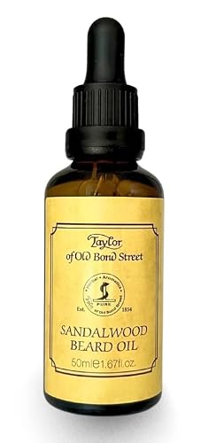 Image of Taylor of Old Bond Street Sandalwood Beard Oil, 50ml