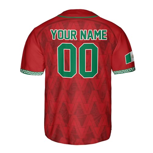 Personalized Mexico Jerseys for Men, Mexico Jersey Men, Mexico Jersey Baseball, Mexico Soccer Jersey miniatura 5