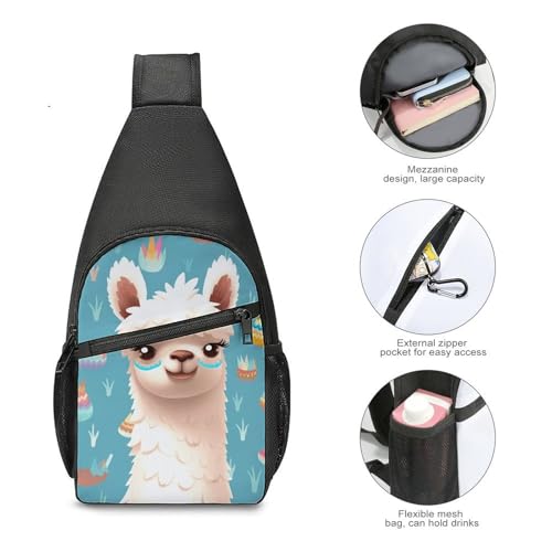 Bolso cruzado deportivo para viaje y senderismo unisex miniatura 5
