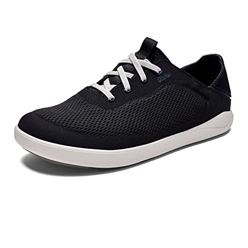 Image of OluKai Moku Pae Slip-On Men's Boat Shoes, Breathable Mesh Deck Shoes, Lightweight Water-Friendly Beach Sneakers for All-Day Comfort