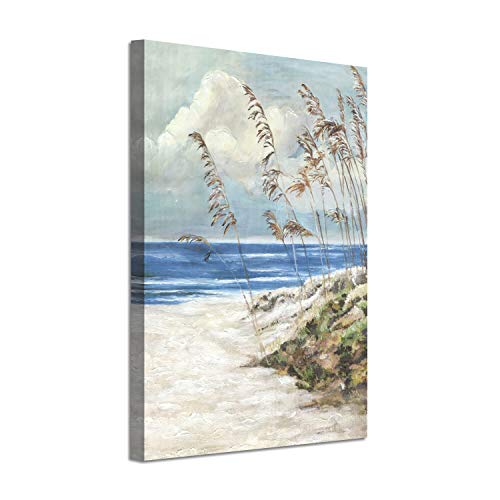 ARTISTIC PATH Modern Seaside Beach Canvas Wall Art, 24x36 Inch