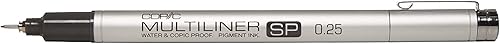 Miniatura 3 de Copic Multiliner SP - Marcador de tinta negra, punta 0.25