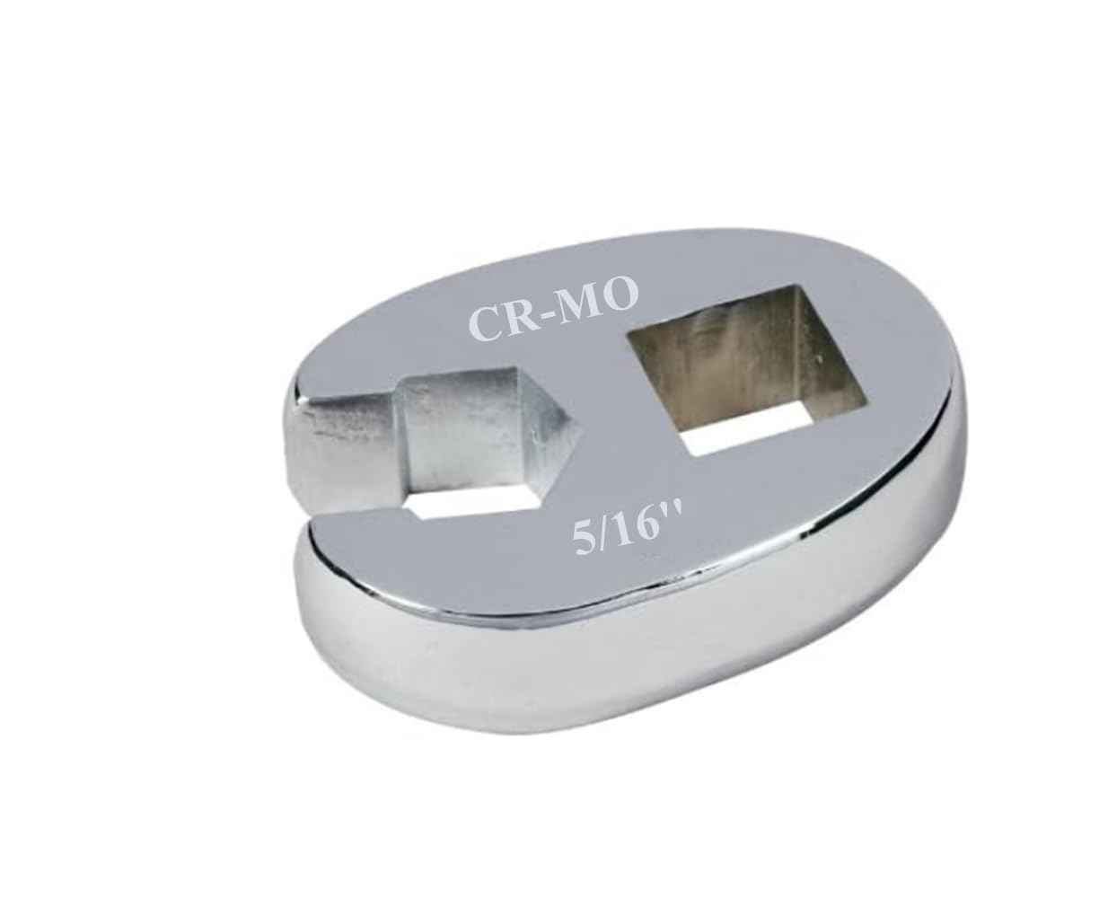 FLZOSPER 3/8” Drive SAE Fractional Crowfoot Flare Nut Wrench, Fully Polished Ratcheting Crowfoot Wrench，Open End Crows Foot Wrench，Size 5/16-in