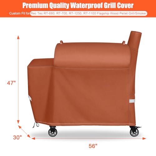 Image of QuliMetal Grill Cover for recteq Flagship 1100 /1250 /700 /680 Grills