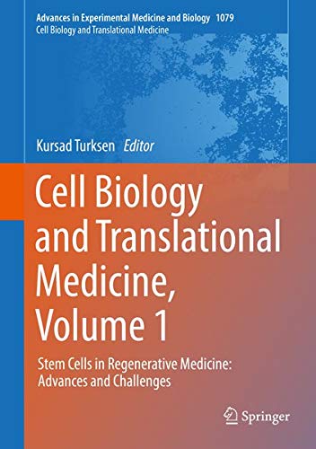 Buy Cell Biology and Translational Medicine, Volume 1 — BookShops.in