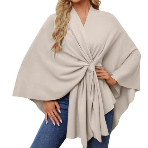 Simplifyleast Shawl Wrap, Elegant Shawl Wraps Soft Open Front Poncho Sweater, Chic And Light4