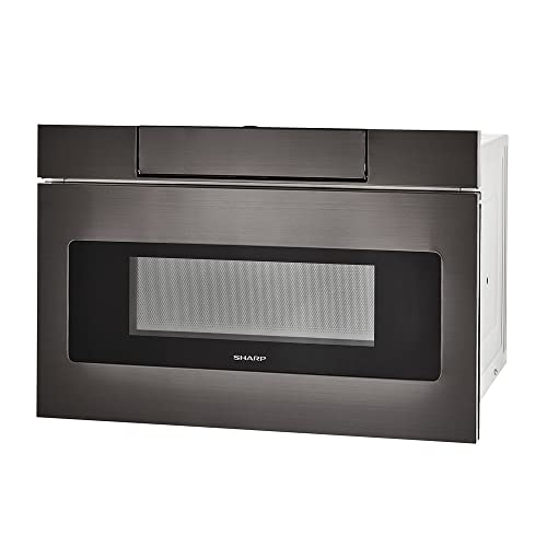 Sharp-SMD2470AH-24-inch-12-cu-ft-950W-Microwave-Drawer-Oven-Black-Stainless-Steel-Bundle-with-3-YR-CPS-Enhanced-Protection-Pack