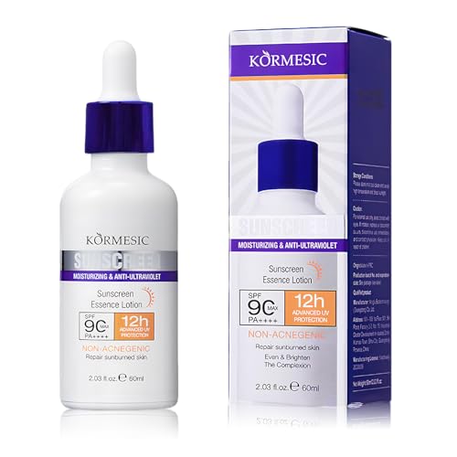 Sérum protector solar nutritivo para rostro, Sérum con factor de protección solar 90+, 2 en 1 Primer Daily UV, 60 ml, crema solar para cara y cuerpo de impurezas