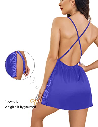 Image of Beera Women Lace Maxi Sleepwear