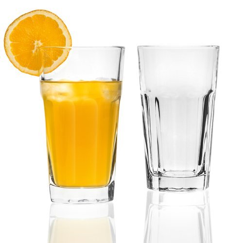 Leonardo Rock XL Trink-Gläser, 4er Set, spülmaschinenfeste Longdrink-Gläser, Trink-Becher aus Glas im klassischen Stil, Getränke-Set… – Ansicht 2