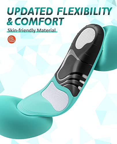 Plantar Fasciitis High Arch Support Insoles, Orthotic Inserts For Pain Relief, Flat Feet, Over Pronation - Work Boot Shoe Insole For Standing All Day - Heavy Duty Support For (220+Lbs) Men Women, S #TOP2