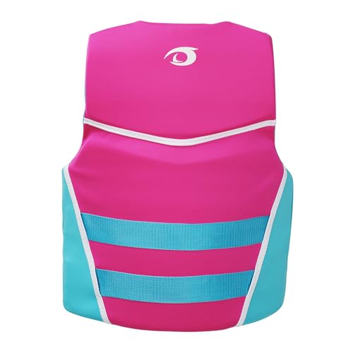 Owntop Swim Jacket Youth 75-125 lbs, Neoprene Swim Vest Kids, Adjustable Straps Buckles, Lightweight, Swimming Training, Boating, Kayak, Water Sports (Pink, L) - image 7