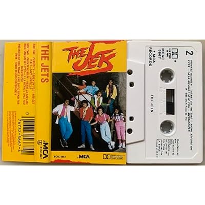 The Jets. Self Titled. Rare 1985 9 track audio cassette tape. Incls Crush on You.