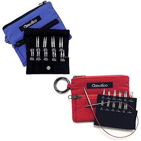 ChiaoGoo Twist Shorties Interchangeable Knitting Needle Set Bundle, Sizes US 0 - US 8 Cover