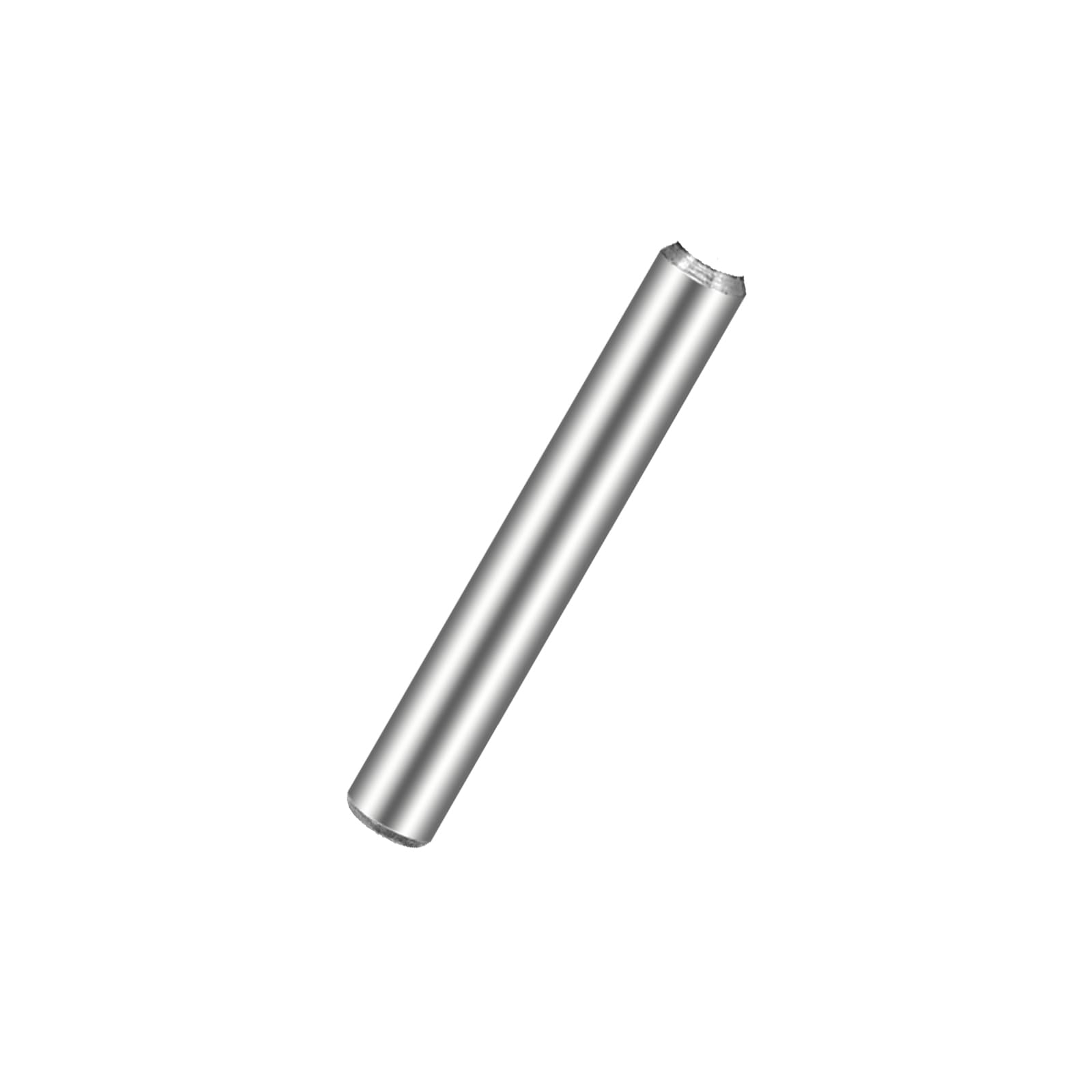 QUARKZMAN 3mm x 30mm Tassello Perni, Acciaio inossidabile x 25pz Cilindrica Perno，Spina Centraggio Perno di Supporto in Metallo per Fissaggio meccanico Industria, [Argentato]