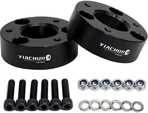2.5″ Front Leveling Lift Kits for 2006-2019 2020 Dodge Ram 1500 4WD, 2005-2011 Dodge Dakota 2WD, YiaChuii Raise 2.5 Inch Front Strut Spacer Suspension Lift Kits Lift Spacers