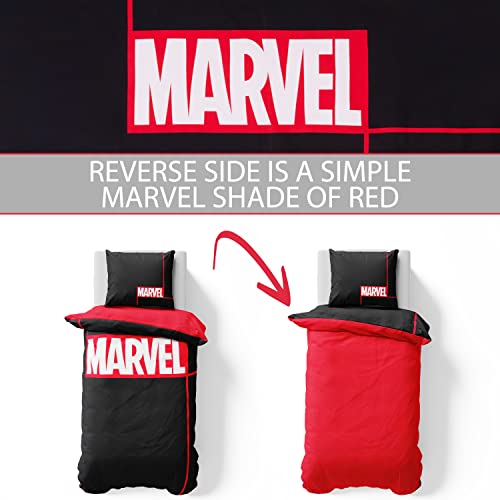 Marvel Kids Bedding Single or Double Duvet Set with Pillow Cases, Reversible (Single) Marvel Kids Bedding Single or Double Duvet Set with Pillow Cases, Reversible (Single)