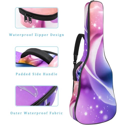 Housse de guitare en tissu Oxford épais rembourré avec boucle de suspension et sangle de cou Motif roses arc-en-ciel sur fond noir 101,6 cm, Multicolore 5., 42.9×16.9×4.7 in, Sac de transport tendance - Les Beatles, Paul McCartney, John Lennon, RIngo Starr, George Harrison Housse de guitare en tissu Oxford épais rembourré avec boucle de suspension et sangle de cou Motif roses arc-en-ciel sur fond noir 101,6 cm, Multicolore 5., 42.9x16.9x4.7 in, Sac de transport tendance – Image 5