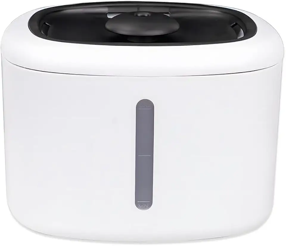 Fonte de Água para Gatos e Cães 2,5L com Bomba Silenciosa, Filtragem Quádrupla, Desligamento Automático Anti-Seco, Bebedouro Elétrico para Pets com Janela de Nível e Peças Removíveis