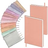 PerKoop 12 Pcs Fabric Book Covers Jumbo Large Fabric Book Covers Pack Stretchable Book Covers Washable Book Covers for School Hardcover Textbooks 12 Pastel Colors(6 x 9 Inch)