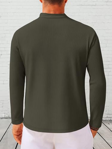 Image of Noble Monk Relax Fit |Textured| Lycra | Polo Neck T-Shirt