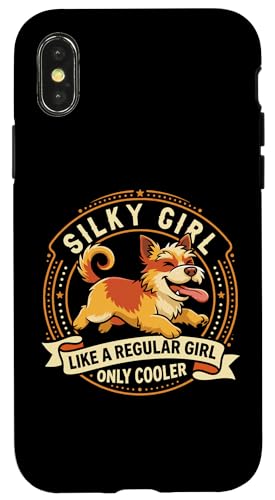 �V���L�[�K�[���ALike A Regular Girl Only Cooler - �V���L�[�h�b�O �X�}�z�P�[�X iPhone X/XS �p