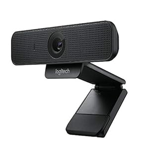 Logitech C925-E Webcam, HD 1080p/30fps Video Calling, Light Correction, Autofocus, Clear Audio, Privacy Shade, Works with Skype Business, WebEx, Lync, Cisco, PC/Mac/Laptop/Macbook – Black