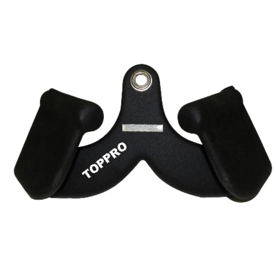TOPPRO Fitness HIGH LAT Handle TP-FH-01-13| TRICEP Handle|Gym Handles |Cable Machine Attachment |LATS, Biceps , Triceps, Press Down, Pull Down & Row | Taiwan Certified| Imported (B0CV55K47H) Amazon Price History, Amazon Price Tracker