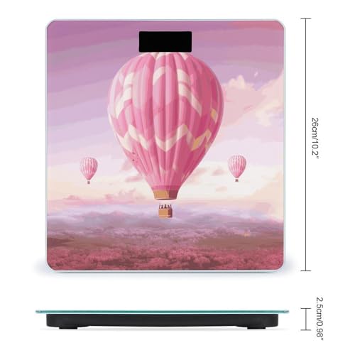 Báscula de baño digital FekiLoot con pantalla grande miniatura 2