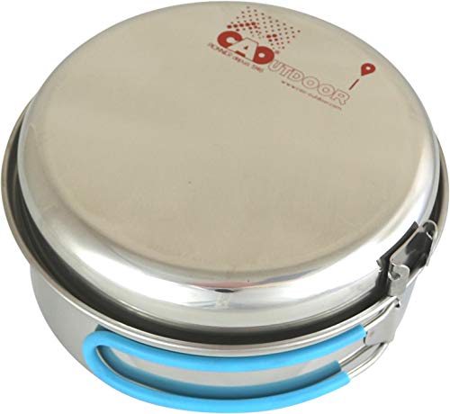 C.A.O. - Popote 1 Personne 1 Litre en INOX - Hauteur 8,2 cm - Diamètre ø 17 cm