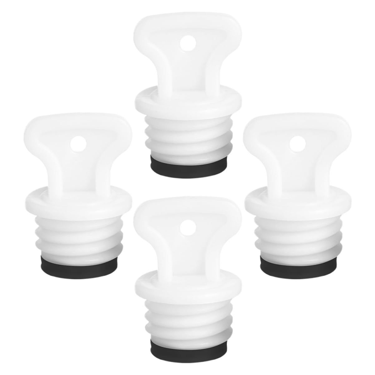 PACKOVE 4Pcs Leakproof Rubber Caps for Hot Water Bottles Inner Diameter Replacement Stoppers Sealing Plugs for Warm Water Bags Fit for Home Travel