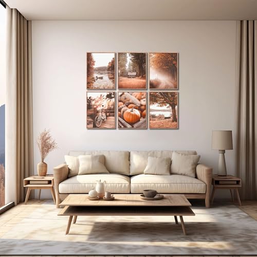 6pcs-Canvas-Wall-Art-Nature-Fall-Leaf-Tree-Poster-Print-Vintage-Farmhouse-Wall-Decor-for-Seasonal-Home-Gallery-Living-Room-Bedroom-Decoration-Unframed 6pcs Canvas Wall Art Nature Fall Leaf Tree Poster Print Vintage Farmhouse Wall Decor for Seasonal Home Gallery Living Room Bedroom Decoration Unframed