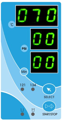 Benchmark Scientific B4000-M Bioclave Mini Benchtop Digital Research Autoclave, 8L Capacity, 120V
