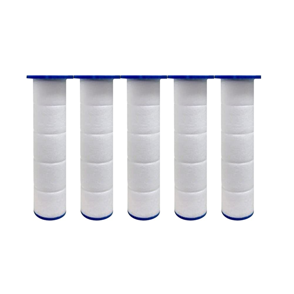 Drivse Showerhead, Drivse Iondrops Showerhead with Filters for Hard Water, Less Water Up to 40%,Handheld High Pressure Power Shower Head (5pcs Filter cartridges)