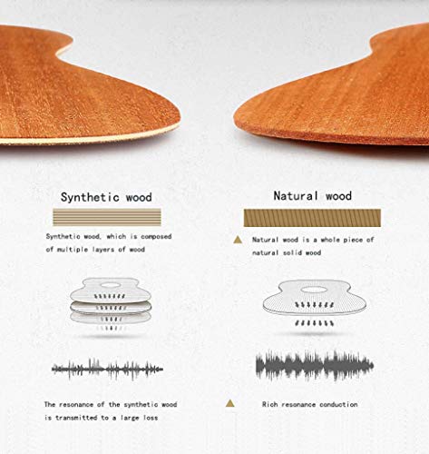 Concert Ukulélé, Acacia Wood Bois Entier Professionnel Classique Yukulele Avec Sac, Kit Débutant-Tenor - Les Beatles, Paul McCartney, John Lennon, RIngo Starr, George Harrison Concert Ukulélé, Acacia Wood Bois Entier Professionnel Classique Yukulele Avec Sac, Kit Débutant-Tenor – Image 3