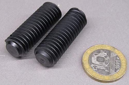 Black Nylon 6/6 Fully Threaded Rod RH 1/2"-13 x 1.50 Length 30 Pcs.