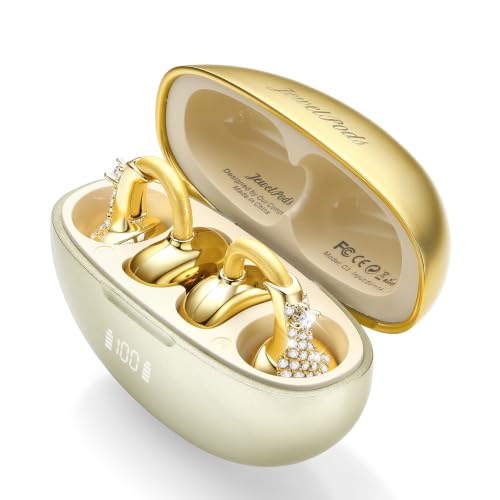 JewelPods C3 Wireless Bluetooth Earbuds, Jeweled Open-Ear...