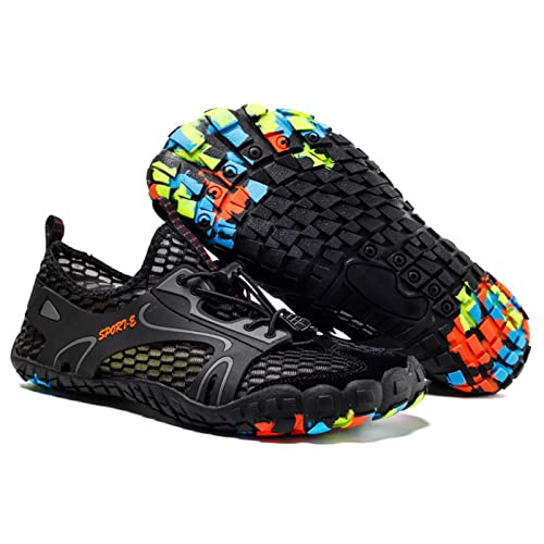 Adult Beach Surf Water Shoes,Outdoor Quick-Dry Lightweight Slip Resistant Aqua Barefoot Shoes,Casual Breathable Pool Swim Shoes,Unisex,for Boating Fishing Diving2