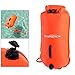 pistro High Visibility Inflatable Pack Sack Safety Buoy - Fluo Orange