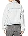 [BLANKNYC] Womens Luxury Clothing Oversized Denim Jacket, Comfortable & Stylish Coat, Early Morning, Small