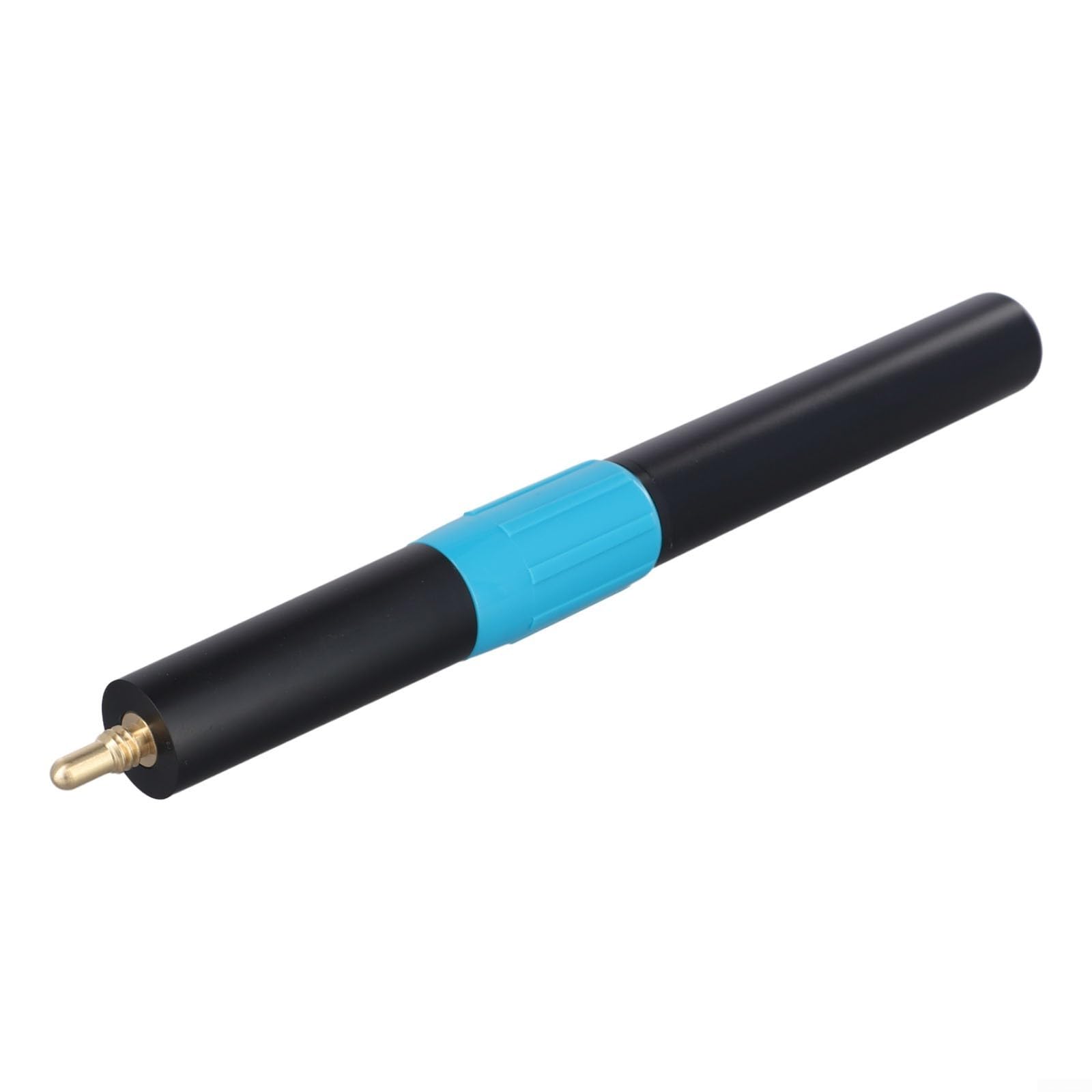 Vootnifig Adjustable Pool Cue Extension 11-14 Inch Snooker Billiard Extender Compatible with Round Cusp Teeth Black Blue(11-14 in round teeth)