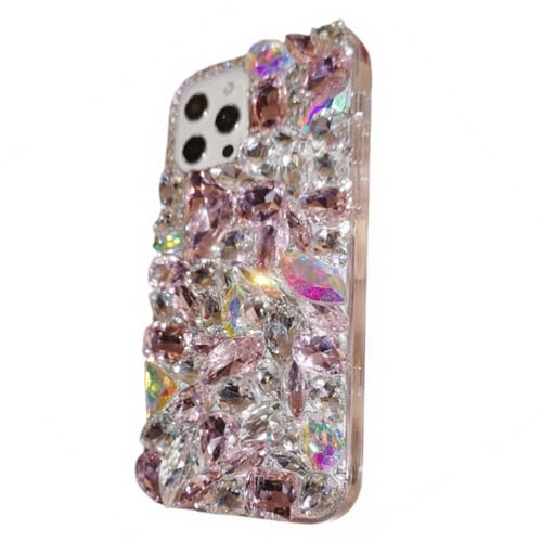 Amazon.co.jp: シルバー ピンク ラインストーン 対応 iphone 12PRO