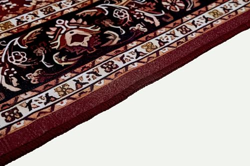 Image of BLUSH & BLOOM 3 x 5 Feet Area Rugs Washable Rug: Modern Animal Print Living Room Rug Soft Anti-Skid Thin Carpet Indoor Floor Non-Shedding Carpets for Bedroom Dining Farmhouse Nursery Home Office