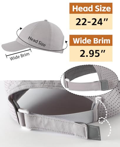 Image of Home Prefer Reflective Water Repellent Quick Dry Airy UPF50+ Sun Hat for Men Women Outdoor Sports Baseball Caps Unisex